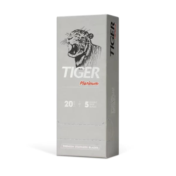 Tiger Platinum Premium Stainless Double Edge Razor Blades