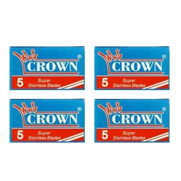Crown Super Stainless Double Edge Razor Blades