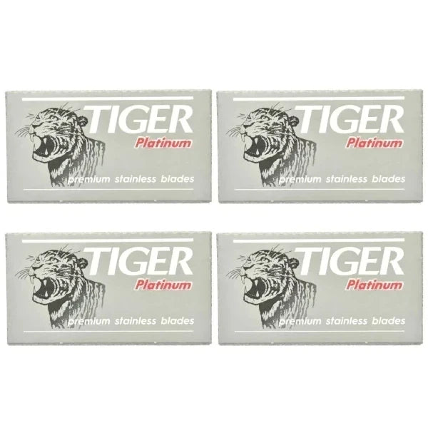 Tiger Platinum Premium Stainless Double Edge Razor Blades