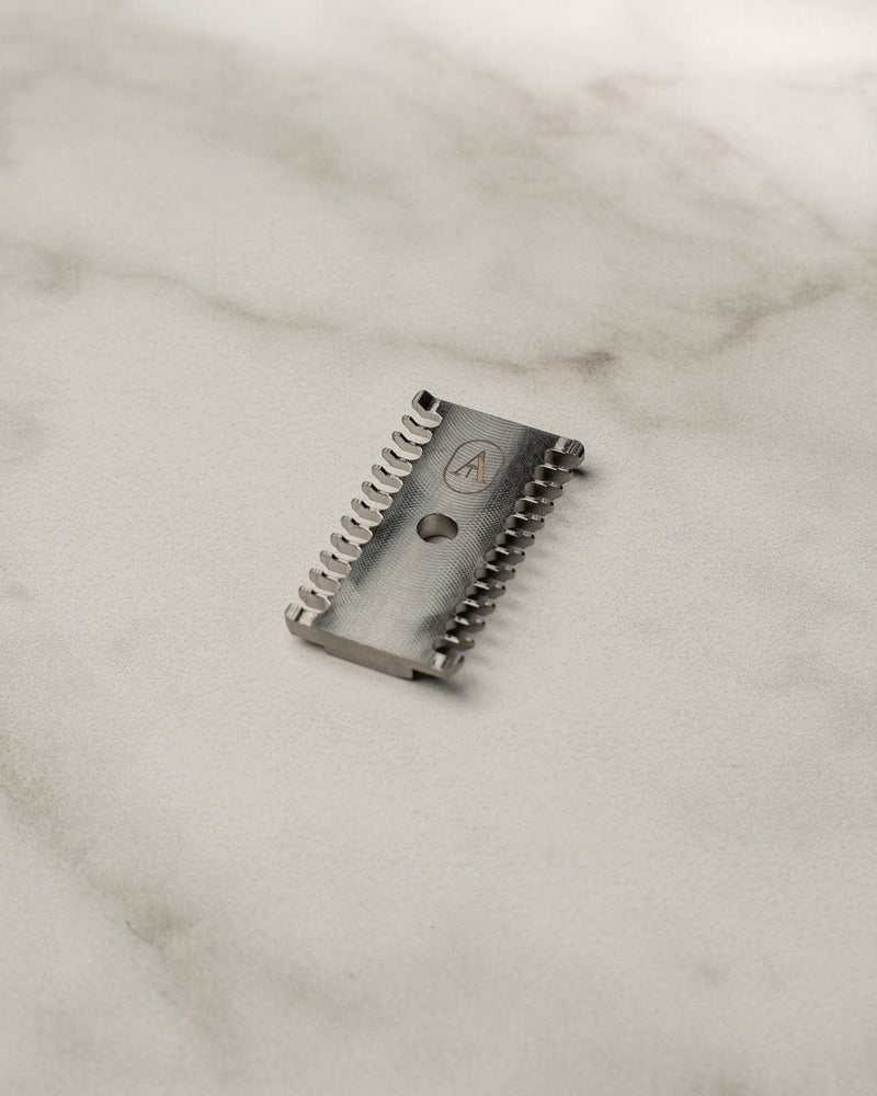 Above the Tie Fulfillment Safety Razors Stainless Steel / Classic / Open Comb Above The Tie S1 Slant Double Edge Razor Base Plate
