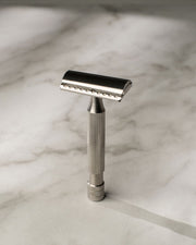 Above the Tie FulFillment Safety Razors Stainless Steel / Classic / Safety Bar Above The Tie S1 Slant Double Edge Razor