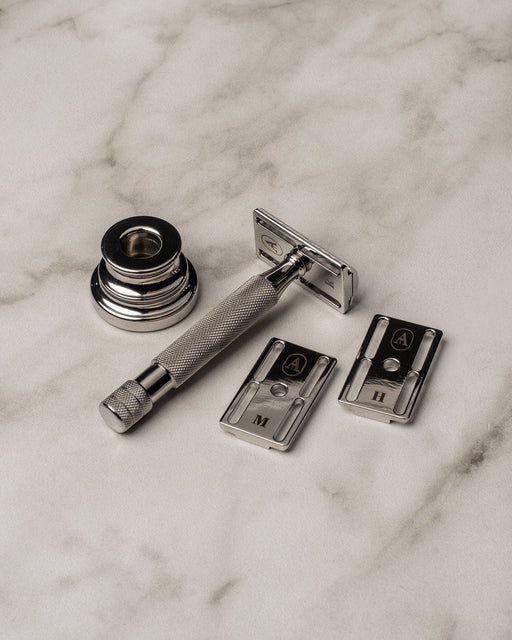 Above the Tie Fulfillment Safety Razors Stainless Steel / Mirror Polish / Atlas 90mm Above The Tie Windsor Collection Double Edge Razor