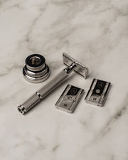 Above the Tie Fulfillment Safety Razors Stainless Steel / Mirror Polish / Colussus 102mm Above The Tie Windsor Collection Double Edge Razor
