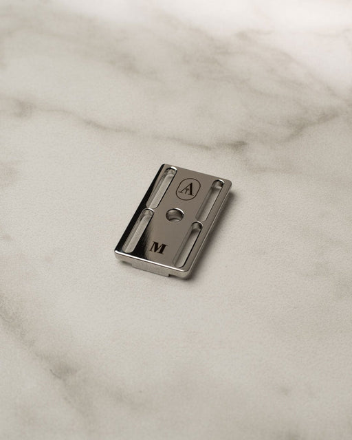 Above the Tie Fulfillment Safety Razors Stainless Steel / Mirror Polish / M (Mild) Above The Tie Windsor Double Edge Razor Base Plate