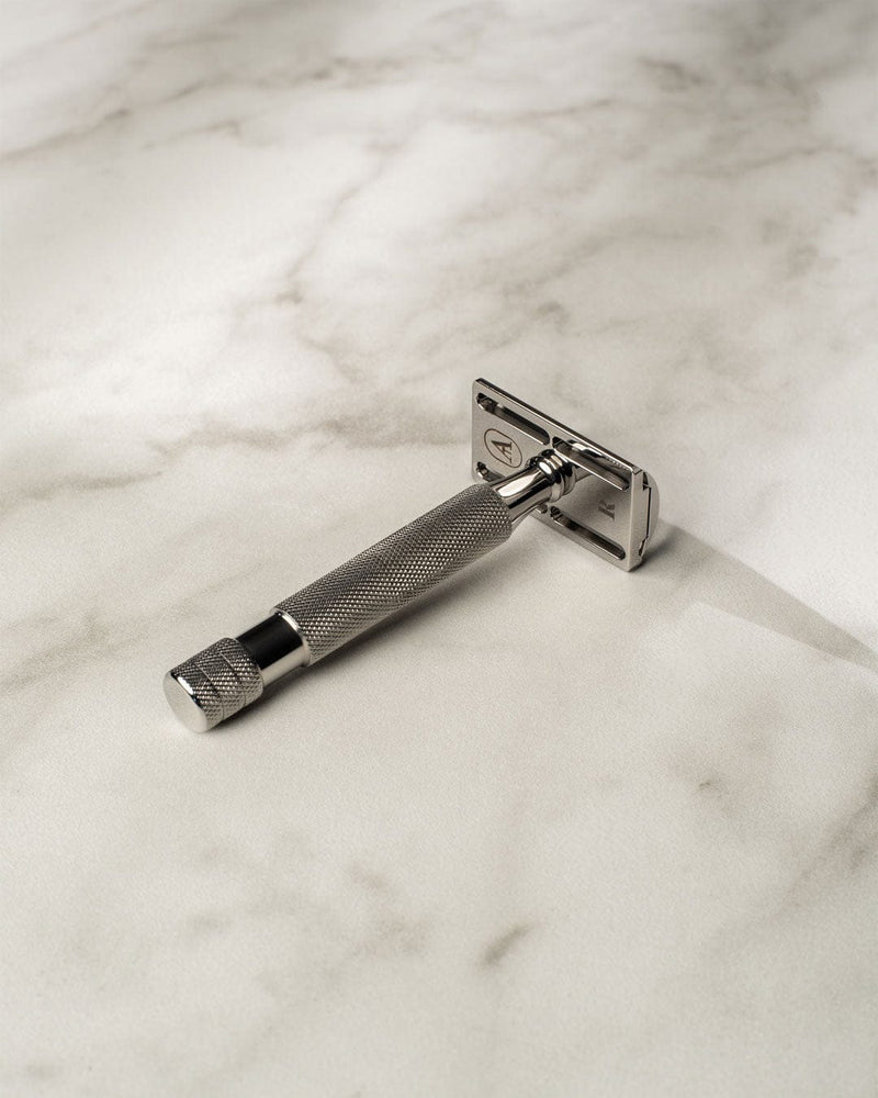 Above the Tie Fulfillment Safety Razors Titanium/Mirror Polish / Atlas 90mm / R (Regular) Above The Tie Windsor Double Edge Razor