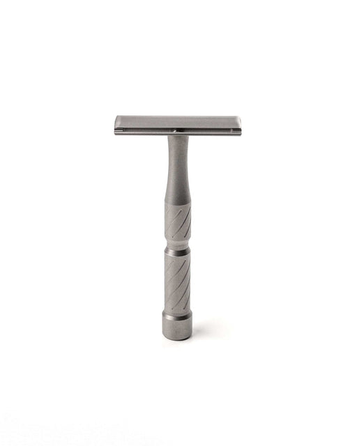 Blackland Razors Safety Raors Satin / Safety Bar Blackland Vector Titanium Single Edge Safety Razor