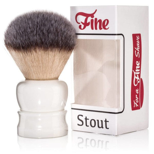 Fine Accoutrements Shaving Brushes Fine Accoutrements Stout Shaving Brush - White