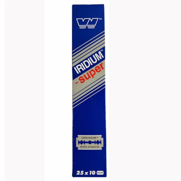 Gillette Razor Blades 10 Count Wizamet Super Iridium Double Edge Razor Blades