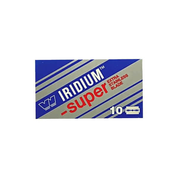 Gillette Razor Blades 10 Count Wizamet Super Iridium Double Edge Razor Blades