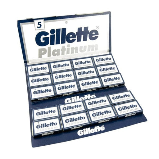 Gillette Razor Blades 100 Count Gillette Platinum Double Edge Razor Blades