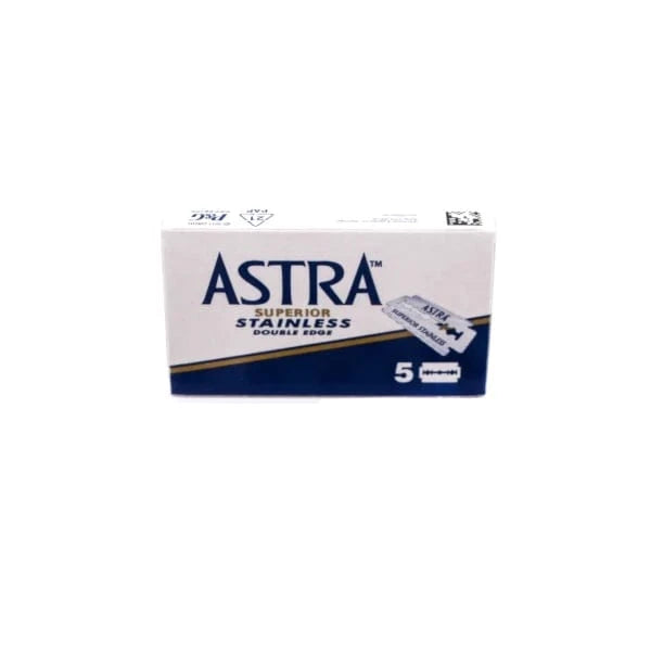 Gillette Razor Blades 5 Count Astra Superior Stainless Double Edge Razor Blades