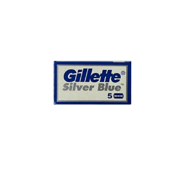 Gillette Razor Blades 5 Count Gillette Silver Blue Double Edge Razor Blades