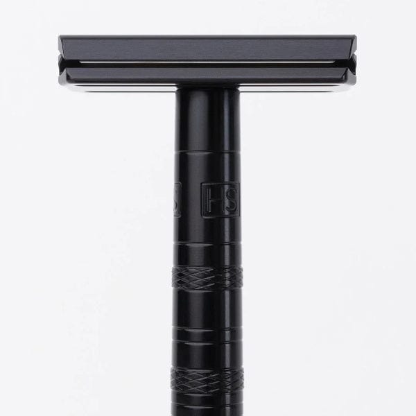 25 Rupee Razor Henson Shaving AL13 Double Edge Razor & 25 Blades (Jet Black) — Castle ...