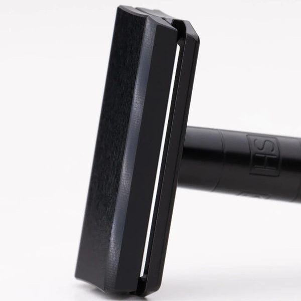 Henson Shaving AL13 Double Edge Razor & 25 Blades (Jet Black