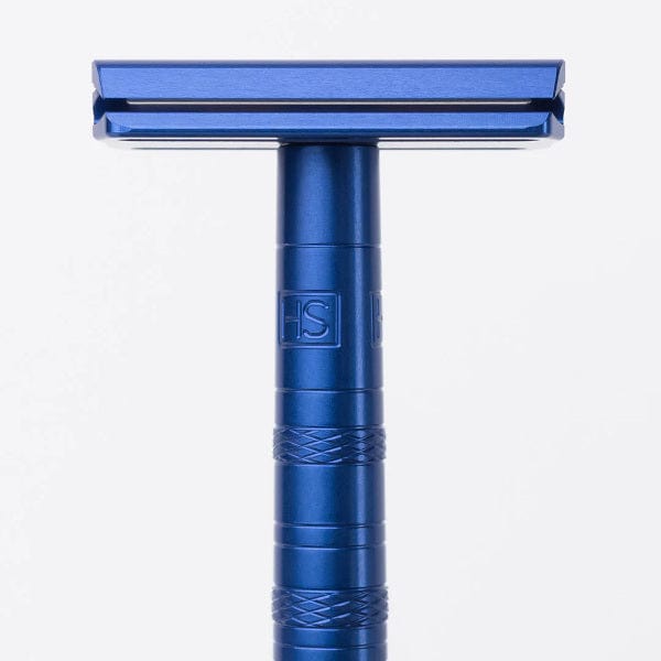 Henson Shaving AL13 Double Edge Razor (Steel Blue) — Castle Rock Shaving