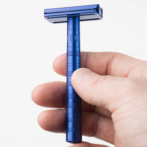 Henson Shaving Safety Razors Henson Shaving AL13-M Double Edge Razor (Steel Blue)