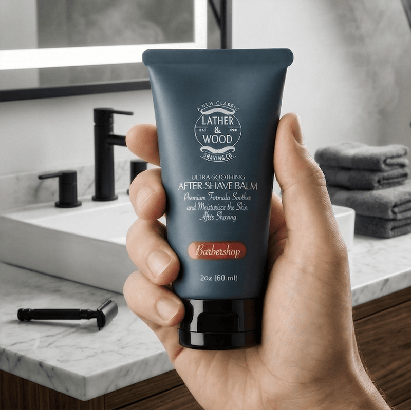 Lather & Wood Shaving Co Fulfillment Aftershave Balm Lather & Wood Shaving Co After-Shave Balm - Barbershop