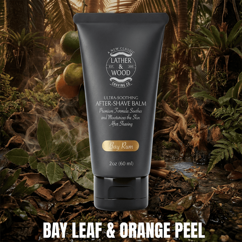 Lather & Wood Shaving Co Fulfillment Aftershave Balm Lather & Wood Shaving Co After-Shave Balm - Bay Rum