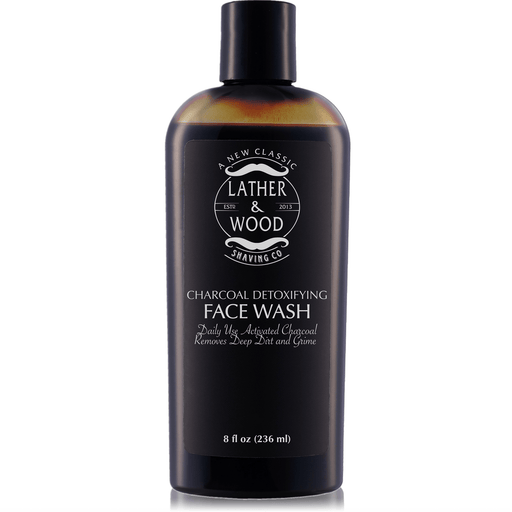 Lather & Wood Shaving Co Fulfillment Face Wash Lather & Wood Shaving Co Charcoal Detoxifying Face Wash For Men