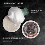 Lather & Wood Shaving Co Fulfillment Shave Soap Lather & Wood Shaving Co Luxury Shaving Soap - Bay Rum