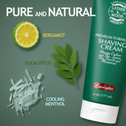 Lather & Wood Shaving Co Fulfillment Shaving Cream Lather & Wood Shaving Co Premium Shaving Cream - Eucalyptus
