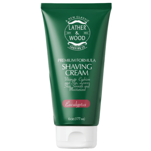 Lather & Wood Shaving Co Fulfillment Shaving Cream Lather & Wood Shaving Co Premium Shaving Cream - Eucalyptus