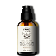 Lather & Wood Shaving Co Men Grooming, Health 1 oz Pre-Shave Oil - Unscented