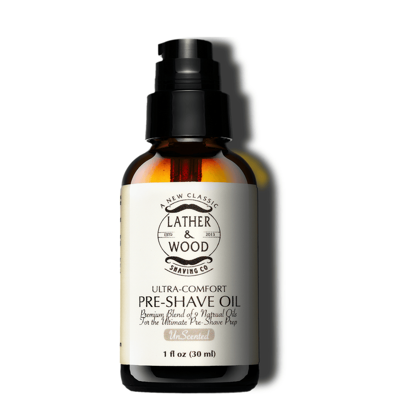 Lather & Wood Shaving Co Men Grooming, Health 1 oz Pre-Shave Oil - Unscented