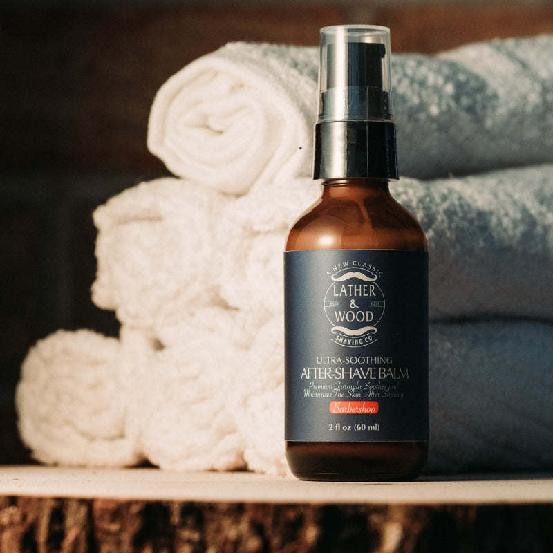 Lather & Wood Shaving Co Men Grooming, Health After-Shave Balm - Barbershop