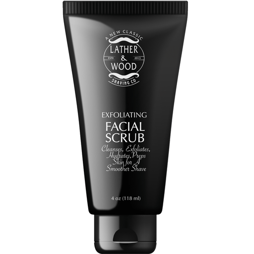 Lather & Wood Shaving Co Men Grooming, Health Exfoliating Face Scrub