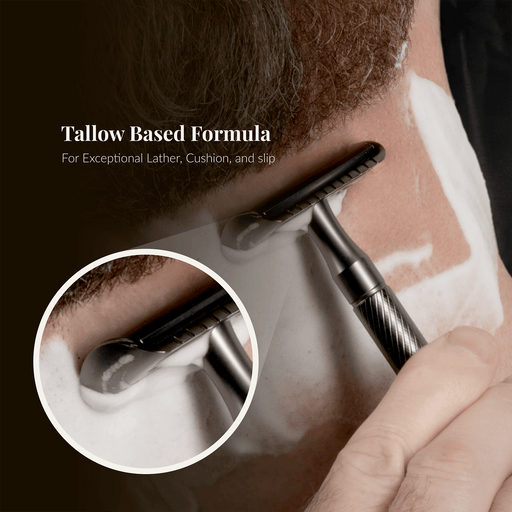 Lather & Wood Shaving Co Men Grooming, Health Luxury Shaving Soap - Emerald Grove