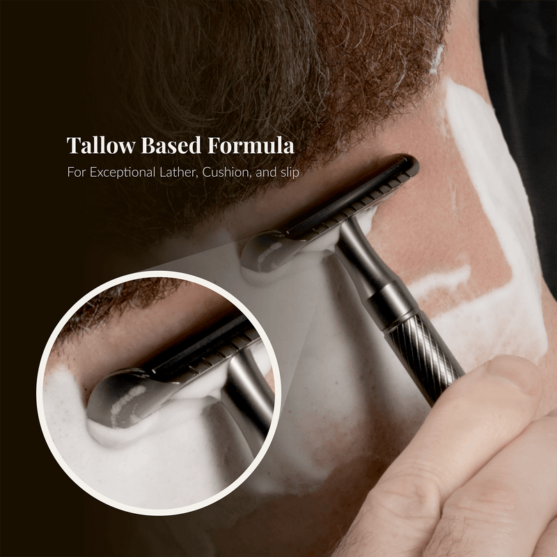 Lather & Wood Shaving Co Men Grooming, Health Luxury Shaving Soap - Sandalwood