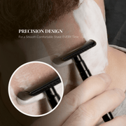 Lather & Wood Shaving Co Men Grooming, Health Safety Razor - Baron Elite - Noir Black