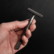 Lather & Wood Shaving Co Men Grooming, Health Safety Razor - Baron Noble - Forge Gray