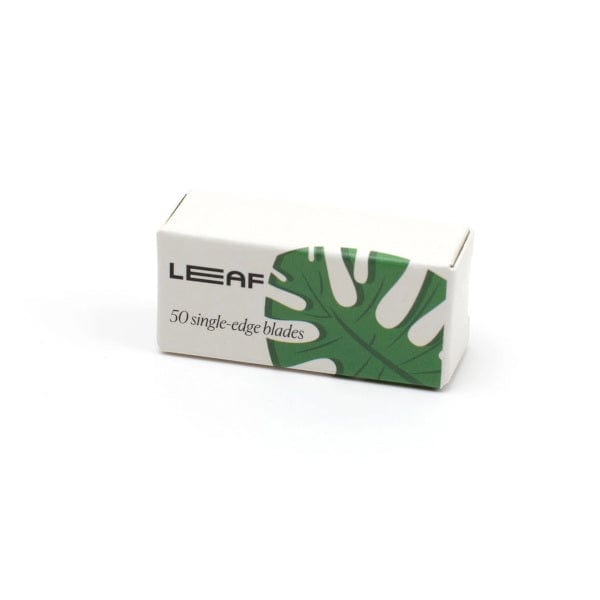 Leaf Shave Razor Blades 50 Count Leaf Shave Single Edge Razor Blades
