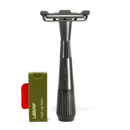 Leaf Shave Safety Razors Leaf Shave the Thorn Razor Single-Edge Razor (Black)