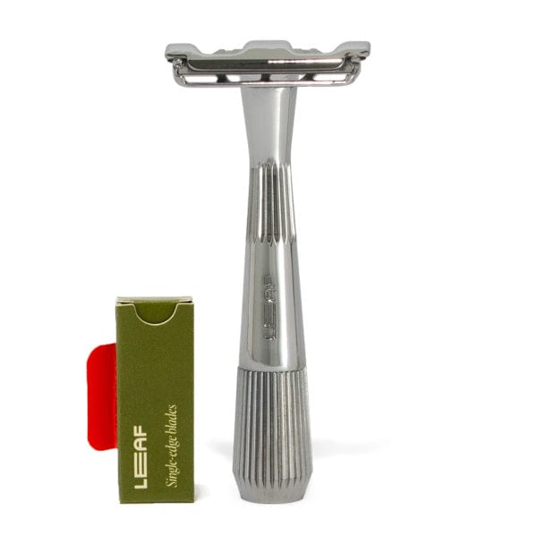 Leaf Shave Safety Razors Leaf Shave the Twig Razor Single-Edge Razor (Chrome)