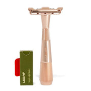 Leaf Shave Safety Razors Leaf Shave the Twig Razor Single-Edge Razor (Rose Gold)