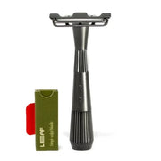 Leaf Shave Safety Razors Leaf Shave Twig Single-Edge Razor (Black)