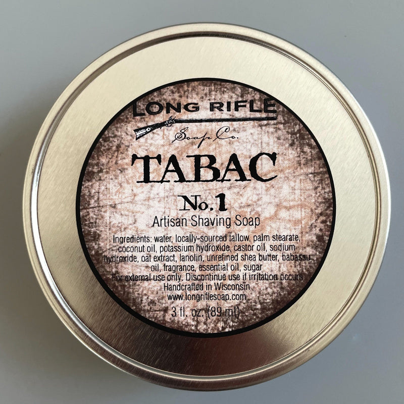 Long Rifle Soap Co. Shaving Soap Tabac No. 01 Shaving Puck