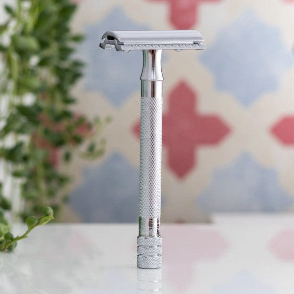Merkur Safety Razors Merkur 23C Double Edge Extra Long Handle Safety Razor
