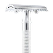 Merkur Safety Razors Merkur 25C Double Edge Open Comb Extra Long Handle Safety Razor