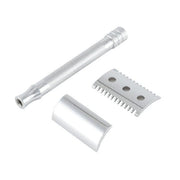 Merkur Safety Razors Merkur 25C Double Edge Open Comb Extra Long Handle Safety Razor