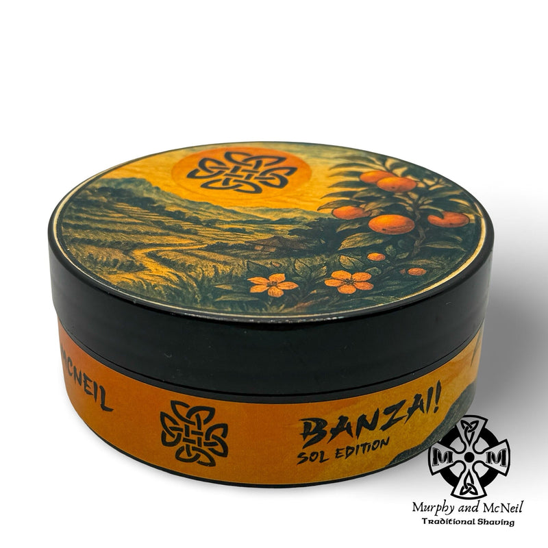 Murphy and McNeil Fulfillment Shave Soap Banzai! Shaving Soap (FROST or SOL Edition) - by Murphy and McNeil