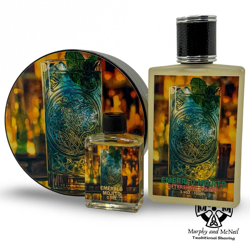 Murphy and McNeil Fulfillment Shave Soap Emerald Mojito (1 of 1) Solitary Series 05 & 06: Desolate Tiki & Emerald Mojito (One of One Limited Edition) - by Murphy and McNeil