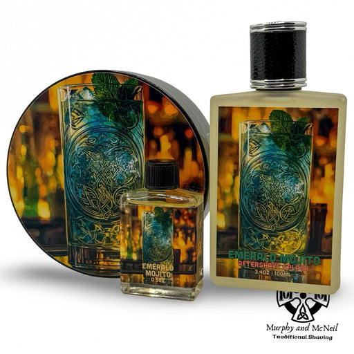 Murphy and McNeil Fulfillment Shave Soap Emerald Mojito (1 of 1) Solitary Series 05 & 06: Desolate Tiki & Emerald Mojito (One of One Limited Edition) - by Murphy and McNeil