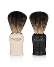 Murphy and McNeil Shaving Brush Pure Badger Shaving Brush (White or Black) - by Bull and Bell Premium Supply Co.