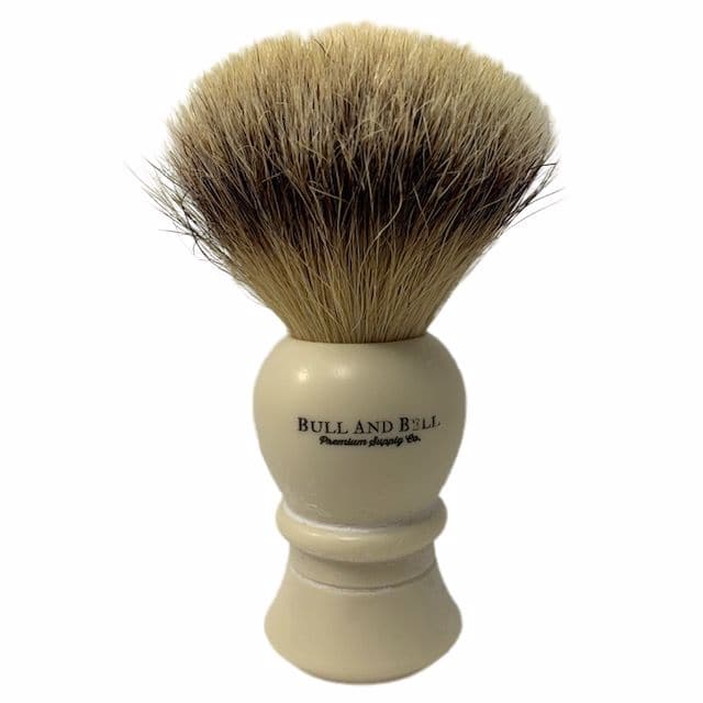 Murphy and McNeil Shaving Brush Super Badger Shaving Brush - by Bull and Bell Premium Supply Co.