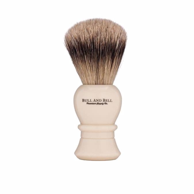 Murphy and McNeil Shaving Brush Super Badger Shaving Brush - by Bull and Bell Premium Supply Co.