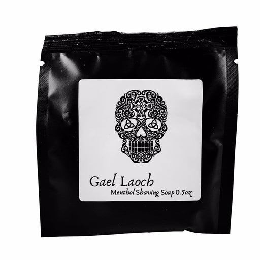 Murphy and McNeil Shaving Soap 0.5oz Sample Pouch Gael Laoch Shaving Soap WHITE V2 (FROST Edition Cooling) - by Murphy and McNeil